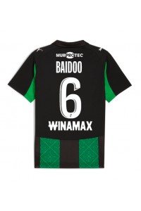 RC Lens Samson Baidoo #6 Jalkapallovaatteet Vieraspaita 2025-26 Lyhythihainen